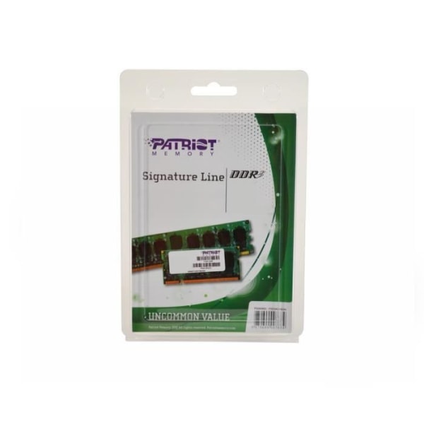 DDR3-1600 PATRIOT MEMORY minne - 4 GB - 8K uppdatering - Enkel ranking - SPD