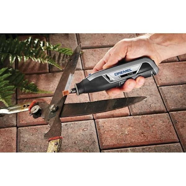 Sladdlöst multifunktionsverktyg - Dremel Lite 7760 - 3,6V batteri - 15 tillbehör Svart