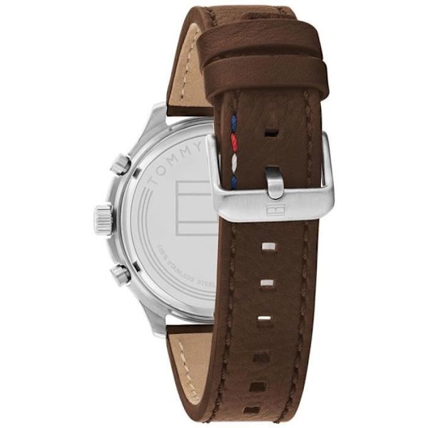 Klocka - Tommy Hilfiger - 1791855 - Kvarts - Brunt läder - Vattentät 5 bar kastanj