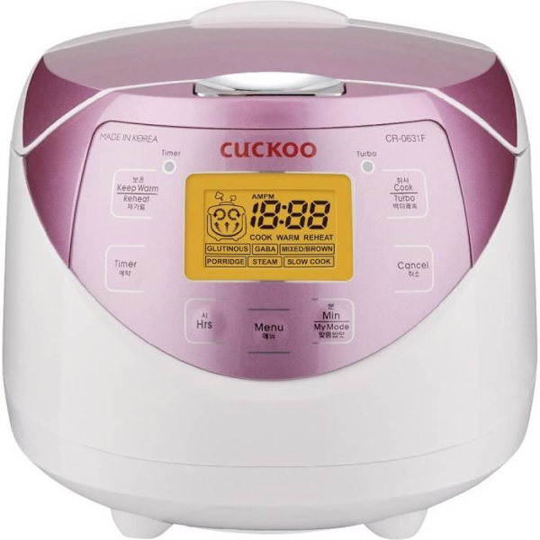 Risokokare - Cuckoo - CR-0631F - Vit och rosa - 1,08 L - 580 W