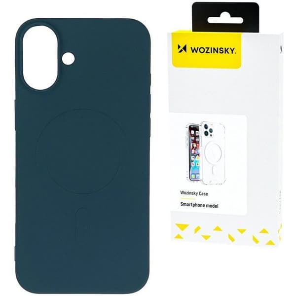 Wozinsky Silikonväskan MagSafe för Samsung Galaxy S25+ blå