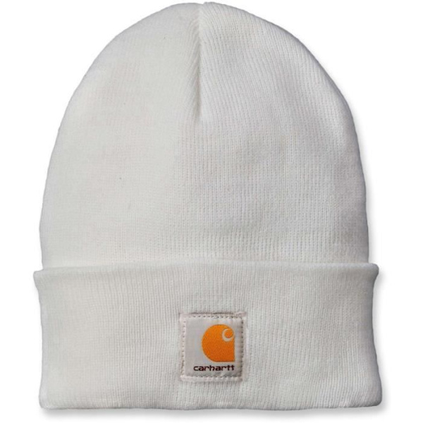 Mössa - Carhartt - A18 - Vit - 100 % akryl - One Size Vit