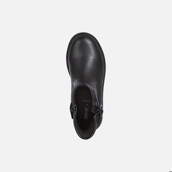 Bottines dam - Geox - Eclair - Läder - Svart - Dragkedja svart 37