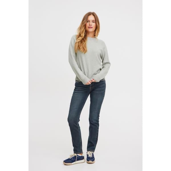 Pull dam Pulz Jeans Steffi Ljusgrå Melange M