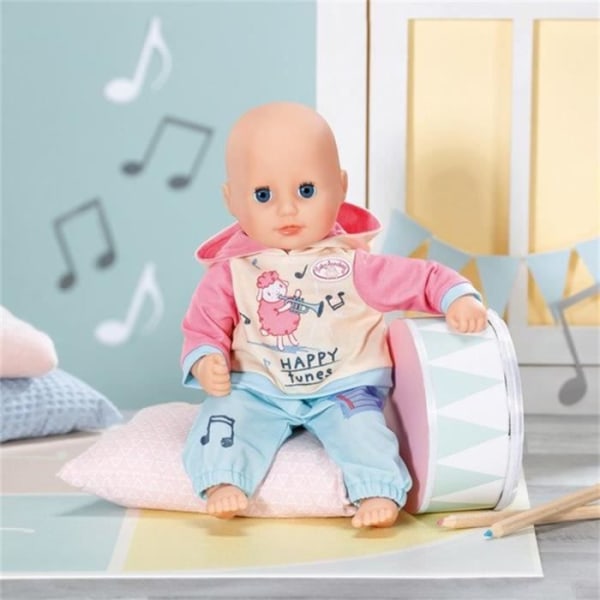 Baby Annabell Little jogging outfit - Zapf Creation - 36cm - Blandat - Aprikos, rosa och blå