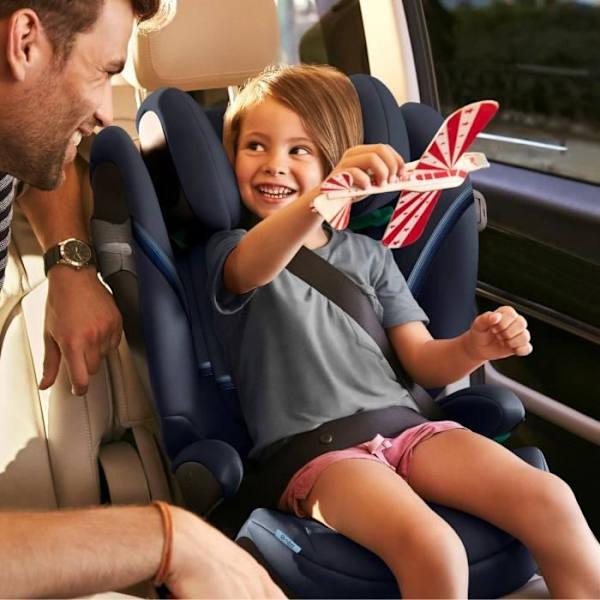 Barnstol Cybex Gold SOLUTION S2 I-FIX 3 till 12 år - Grupp 2/3 - 100 till 150 cm Ocean Blue | marinblå havsblå