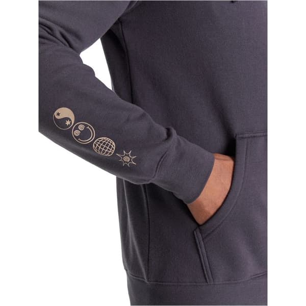 dragna molletonerade Herr - Mörkblå - Quiksilver Zip Hoodie Blå XL