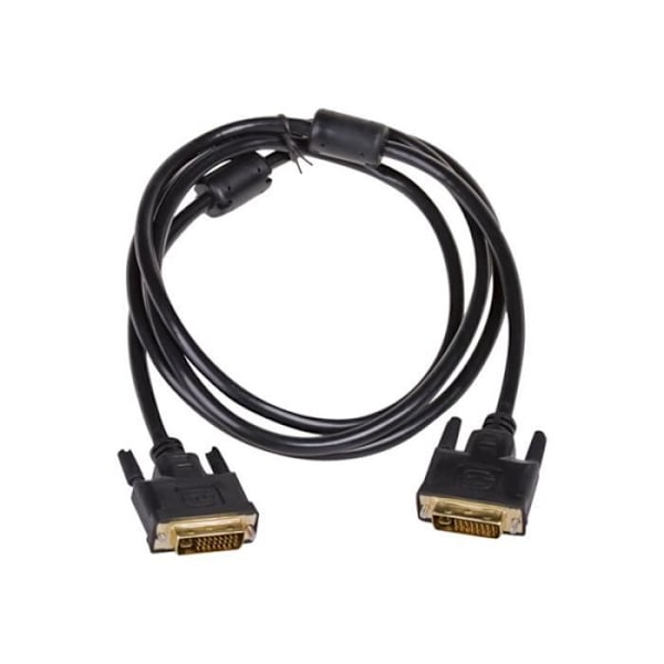 Akyga AK-AV-02 DVI kabel - 1,8m - Svart - Ferritfilter