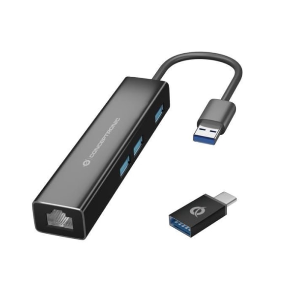 CONCEPTRONIC DONN07BA HUB & KONCENTRATOR USB 3.2 GEN 1 (3.1 GEN 1) TY