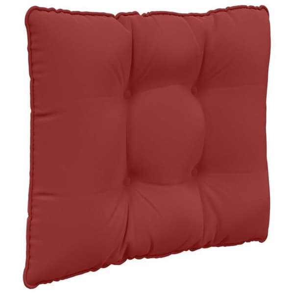 vidaXL Utomhussoffkudde 3 st Bordeaux Polyester, Modern skumkudde för utomhus 900804