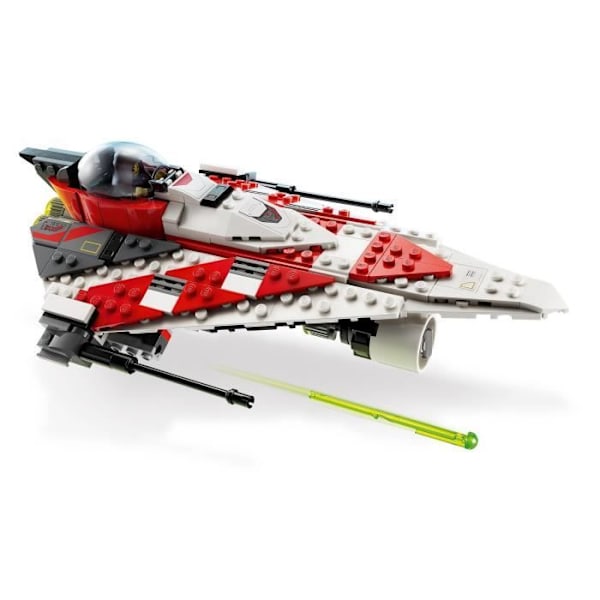 LEGO® Star Wars 75388 Jedi Bobs Starfighter - byggbart replikfordon Vitt och rött