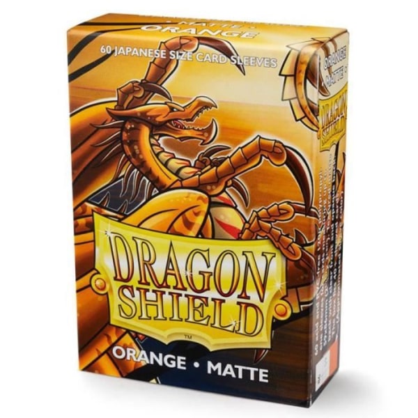 Dragon Shield - Card Sleeves JAP Format - Dragon Shield Sleeves Mini Matte - Orange - av 60