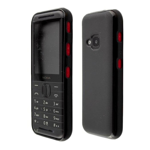 Mjuk TPU-skal för Nokia 5310 (2020), stötsäkert, lätt och flexibelt – svart färg Svart