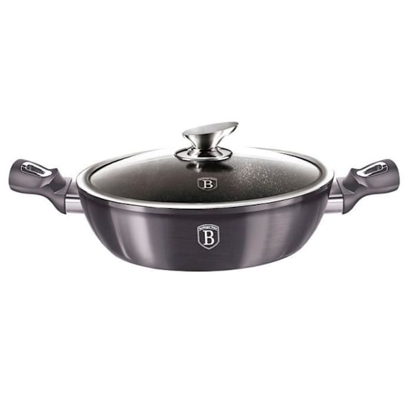 BERLINGERHAUS Stekpanna med lock 32 cm Carbon PRO Line BH-6899