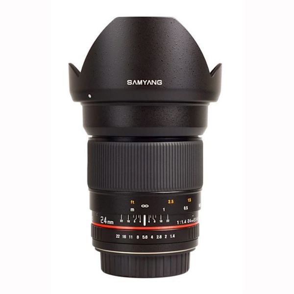 Sony SAMYANG 24mm objektiv Svart