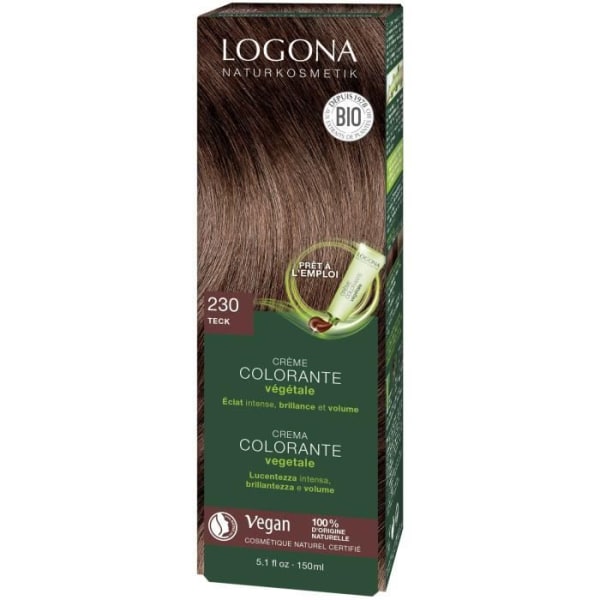 LOGONA Teakfärgande kräm - 150 ml Teak