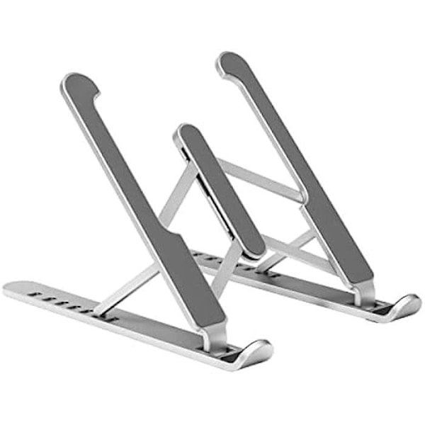 AISENS LPS1M-099 Justerbart bordsställ för bärbar dator/surfplatta, silver Silver