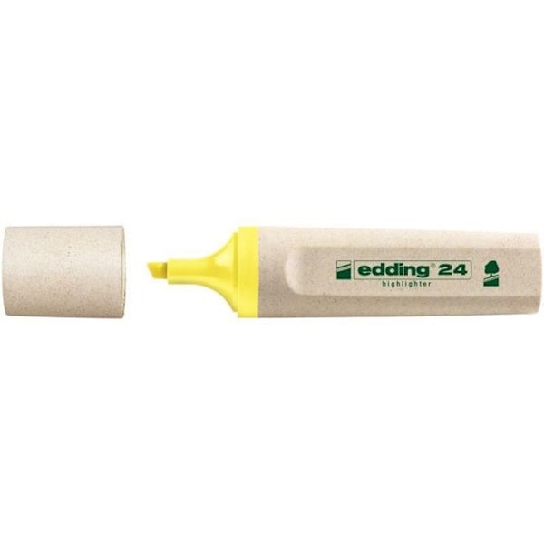 Surlinhare - edding - EcoLine 24 - Vattenbaserad bläck - Sned spets - Paket med 4 färger
