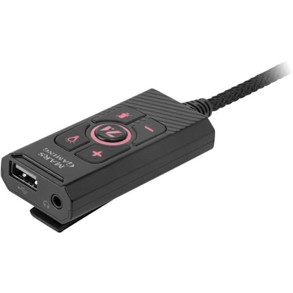 Extern USB-ljudkort - Mars Gaming - MSC2 - 7.1 Surround - Multiplattformskompatibilitet - Svart