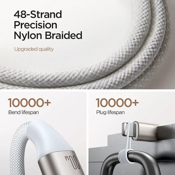 Trådlös laddkabel (S-IW012) USB-C till Apple Watch 3,5 W, Lightning 30 W, 3,5 A, 9 V, 1,5 m - JoyRoom - Vit