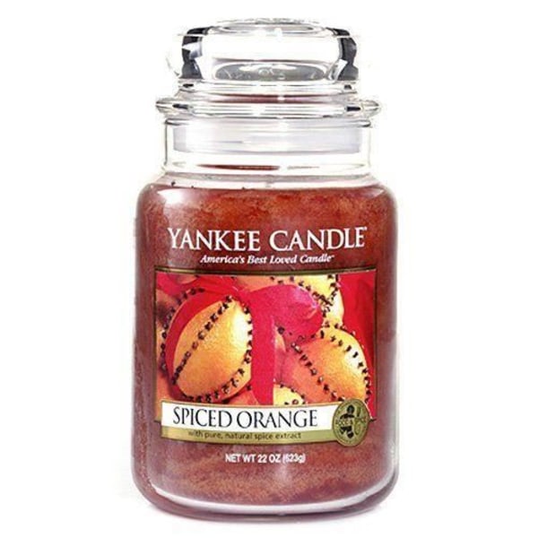 Yankee Candle Kryddat apelsin doftburk ljus, stort