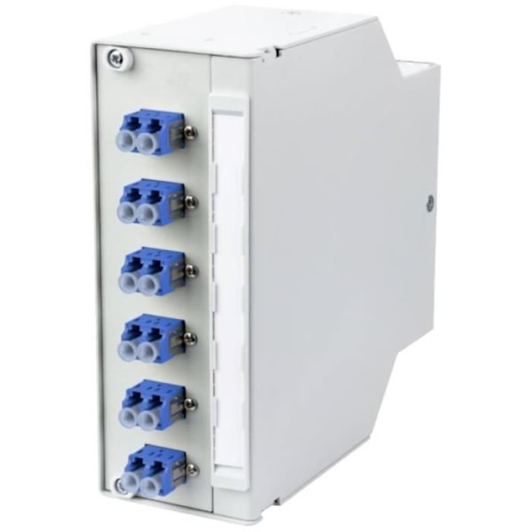 6-portars LC fiberoptisk patchpanel - Metz Connect - OpDAT REGpro VIK - Duplex OS2