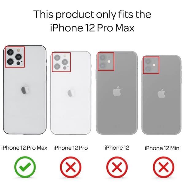 Skal - NALIA - iPhone 12 Pro Max - Matt finish - Stötsäker - Slim