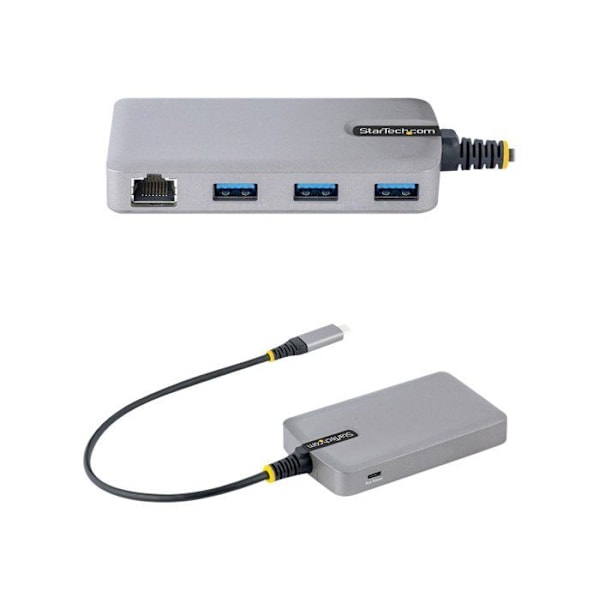 USB-C Hub - STARTECH.COM - 5G3AGBB-USB-C-HUB - 3 portar USB-A - Gigabit Ethernet - 5 Gbps