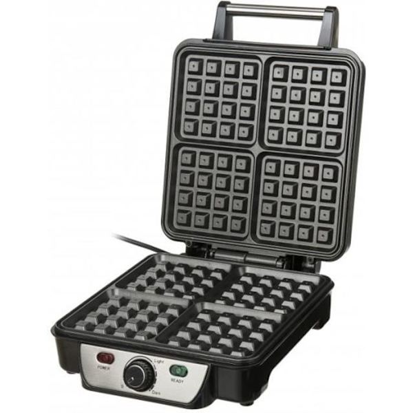 Gaufrier - CAMRY - 1150 W - 4 våfflor - Non-stick beläggning - Justerbar termostat