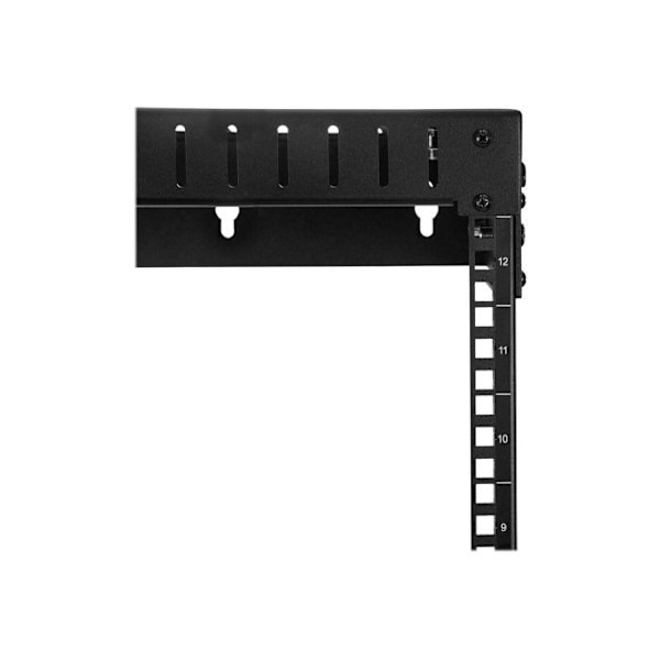 STARTECH 12U väggmonterad serverrack - nätverksskåp med öppen ram - väggmonterad rackmontering - 12U rack