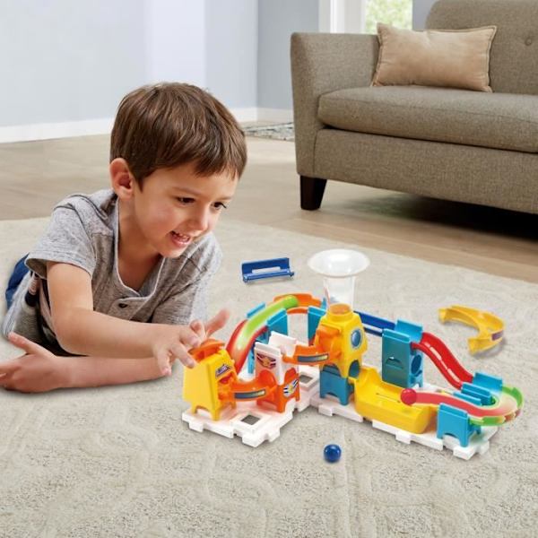 VTECH Marble Rush Discovery Set XS100 - 30 stycken och 3 MarbleMarbles ingår Flerfärgad