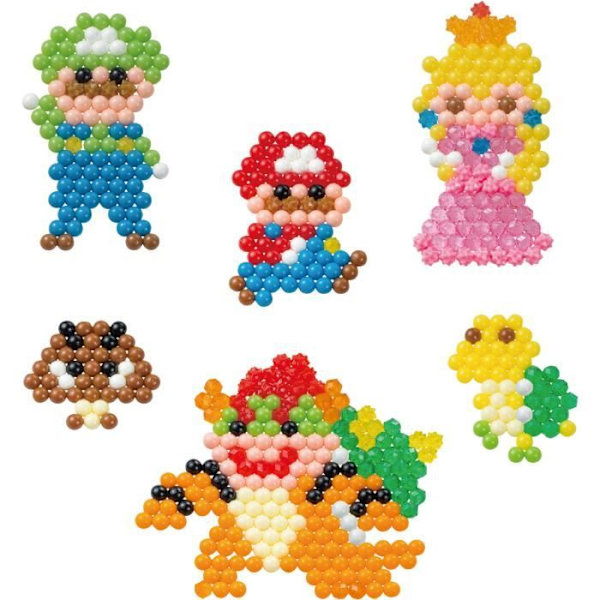 Super Mario-kit - AQUABEADS - Pärlor som fastnar i vatten Flerfärgad