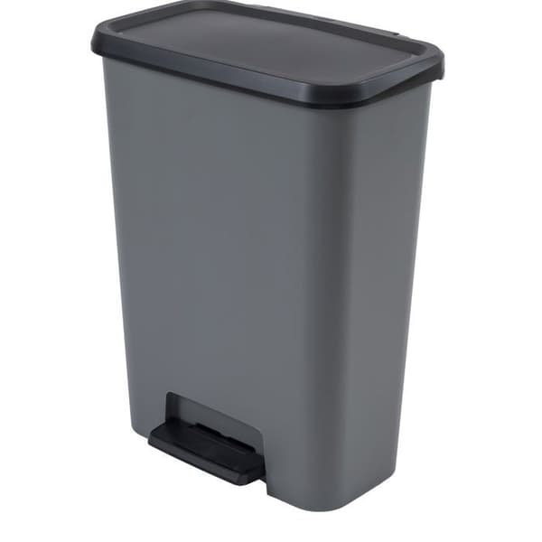 Pedalhink - CURVER - COMPATTA - 50 L - Grafitgrå - Polypropen antracit