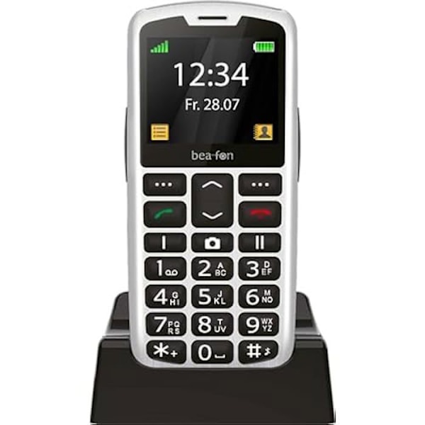Digital telefon - BEAFON - SL260 - Skärm 2,2 tum - Vikt 90 g - Färg Svart, Silver Svart, Silver