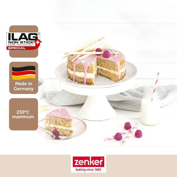Springform - Zenker - Mini 18 cm - Rostfritt stål - Non-stick beläggning - Idealisk för 4 personer Svart