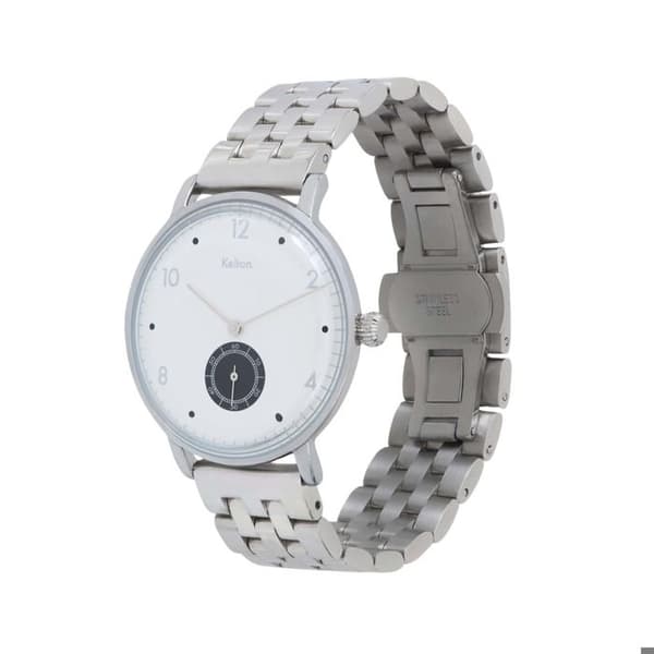 Kelton Villa Klocka silver/vit