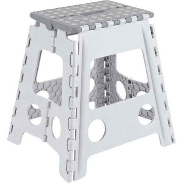 Arregui TB-039-GB Multipurpose Folding Pall, Steg 39 cm hög, vit Vit