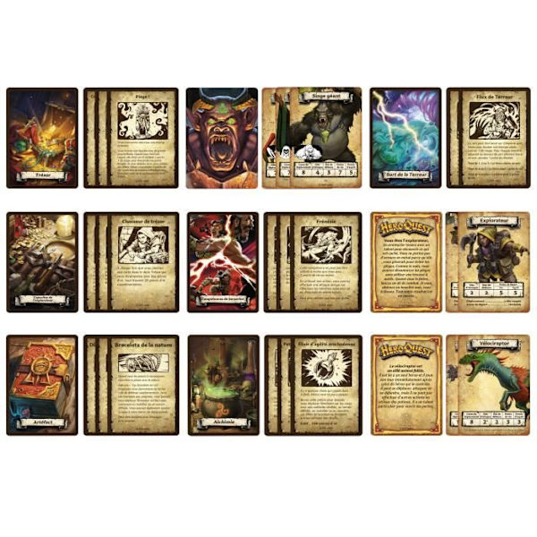 HeroQuest, Jungles of Delthrak uppdragspaket, rollspel för 2 till 5 spelare från 14 år och uppåt, HeroQuest-spelsystem krävs Flerfärgad