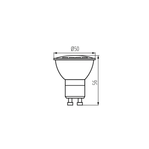 Spot LED 6W GU10 PAR16 520lm Blanc du JourWhite