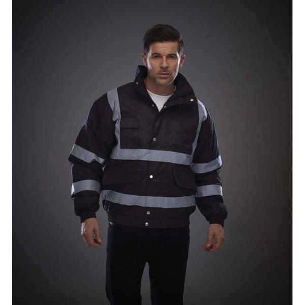 High Visibility Jacka - Yoko - Polyester - Marinblå - Multisport marinblå M
