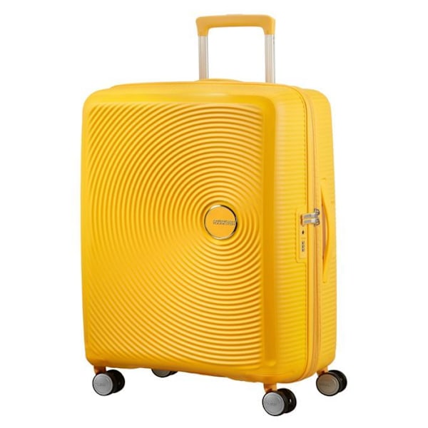 Hård resväska - American Tourister - Soundbox - 77cm - Gul - TSA hänglås - 4 360° hjul Gul