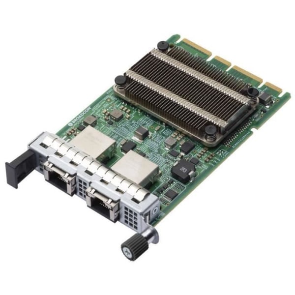 BROADCOM NETXTREME N210GBT 2 X 10GBASE-T OCP 3.0 INTERN ETHERNET 1000 Grön