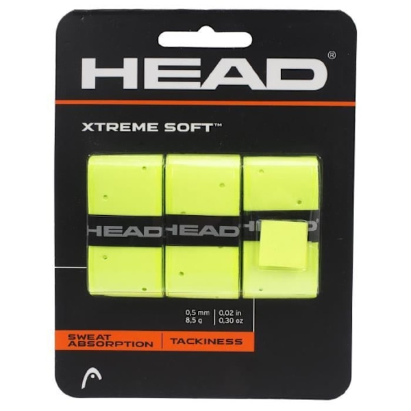 Tennisracket overgrip Xtreme soft yellow - Head UNI Yellow