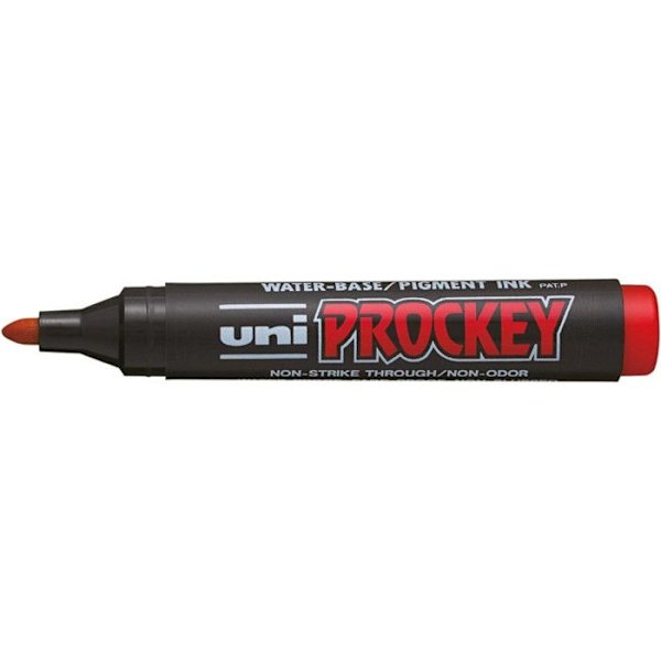 Permanent Märkpennor - PROCKEY - PM122/8 PF - Fodral med 8 - Spetsig spets - Vattentålig