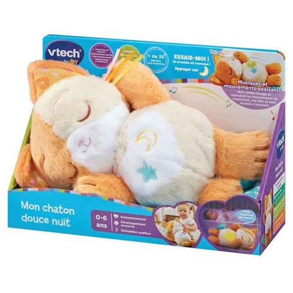VTECH MIN KATTE SÖTA NATT Flerfärgad
