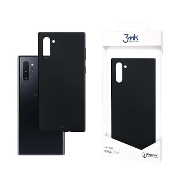 3MK Samsung Galaxy Note 10 Matt Case smartphonefodral - svart - TU