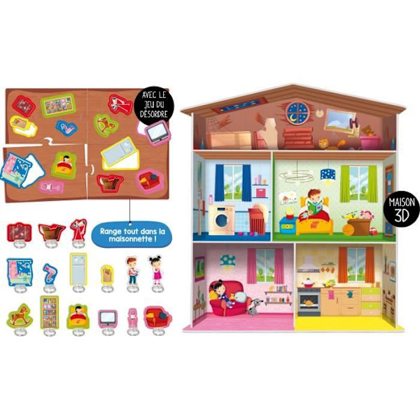 LISCIANI GIOCHI Montessori Maxi Mitt hus Flerfärgad