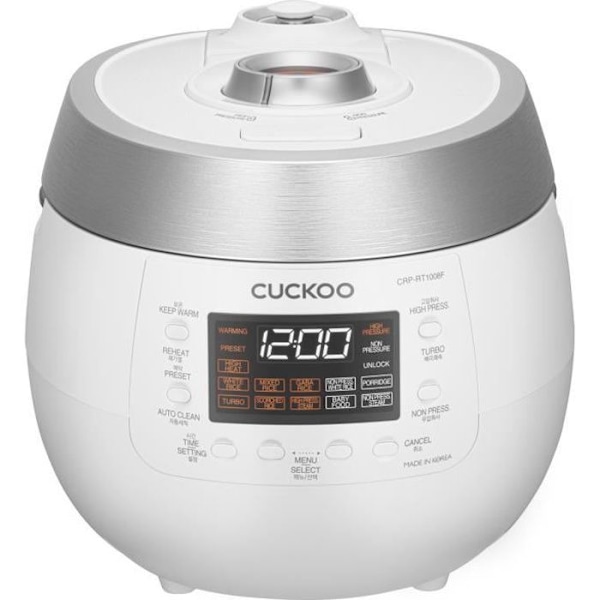 CRP-RT1008F Digital Riskockare | TVILLINGTRYCK | 1150 Watt 1,8 liter 10 koppar