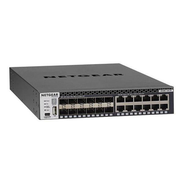 Netgear ProSAFE M4300-12X12F 24-portars switch grå