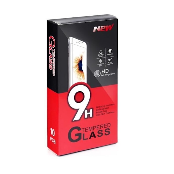 SET MED 10 härdade glasögon för iPhone 7 Plus - 8 Plus, skärmskyddsfilm